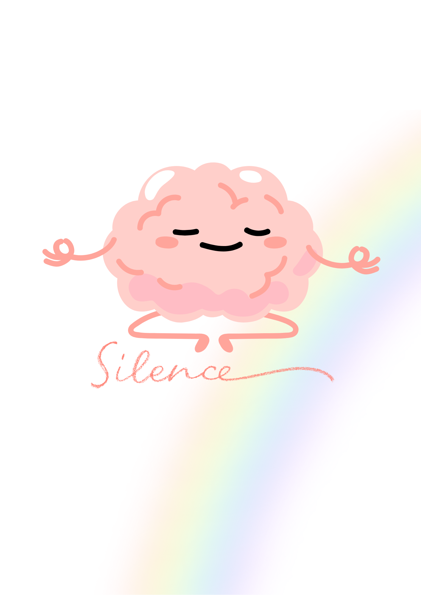 Illustration d'un cerveau avec le mot 'Silent' inscrit en dessous, symbolisant l'impact invisible mais puissant des troubles du sommeil sur le mental et le bien-être général. L'image souligne l'importance du calme intérieur pour retrouver un sommeil réparateur.